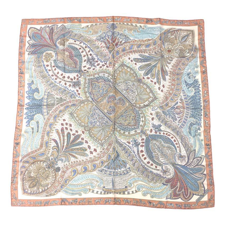 HERMES レア物 希少 HERMES エルメス カレ90 スカーフ LE JARDIN HERMES レア物 希少 HERMES エルメス カレ90 スカーフ LE JARDIN