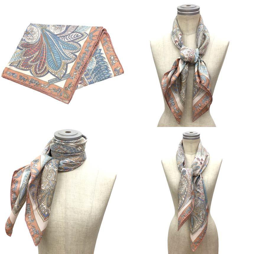 HERMES レア物 希少 HERMES エルメス カレ90 スカーフ LE JARDIN HERMES レア物 希少 HERMES エルメス カレ90 スカーフ LE JARDIN