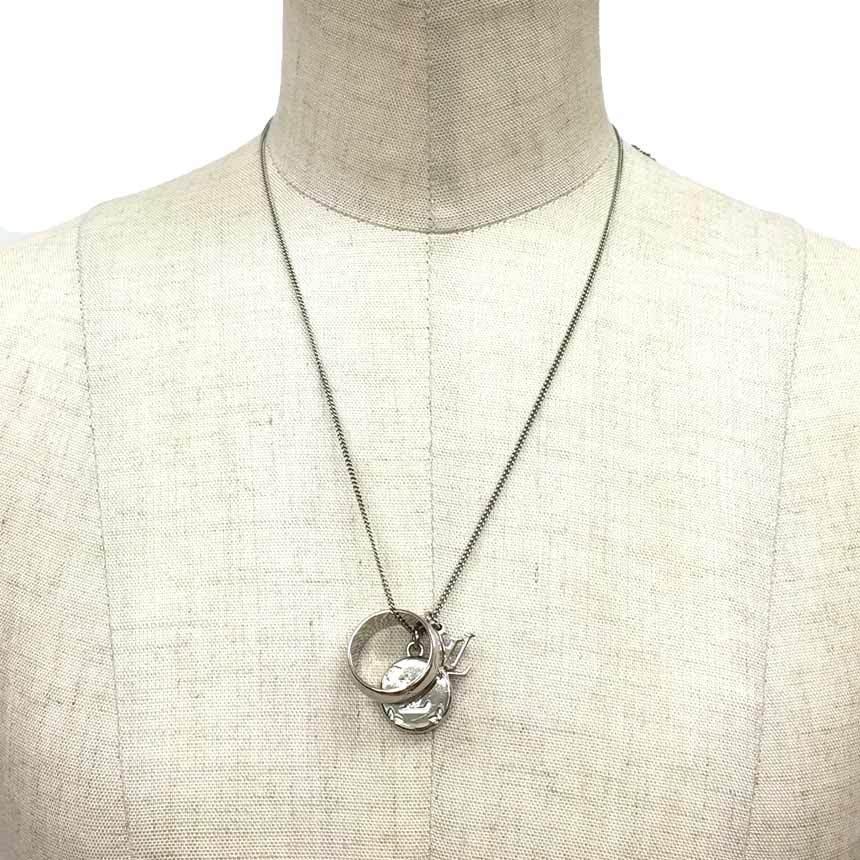 LOUIS VUITTON セー ルイヴィトン リングネックレス モノグラム LOUIS VUITTON セー ルイヴィトン リングネックレス モノグラム