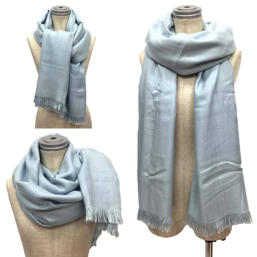 HERMES 送料無料 エルメス エクスリブリス Ex-Libris 筒型 ストール  