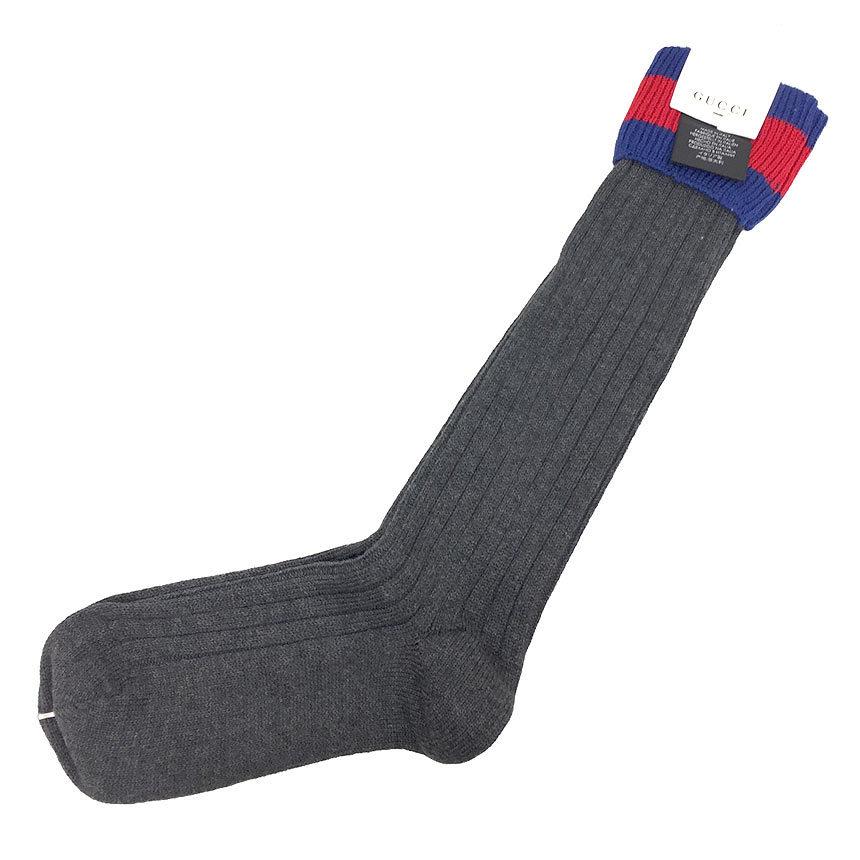 aq5128 GUCCI グッチ メンズ 靴下 ソックス シェリーライン未使用