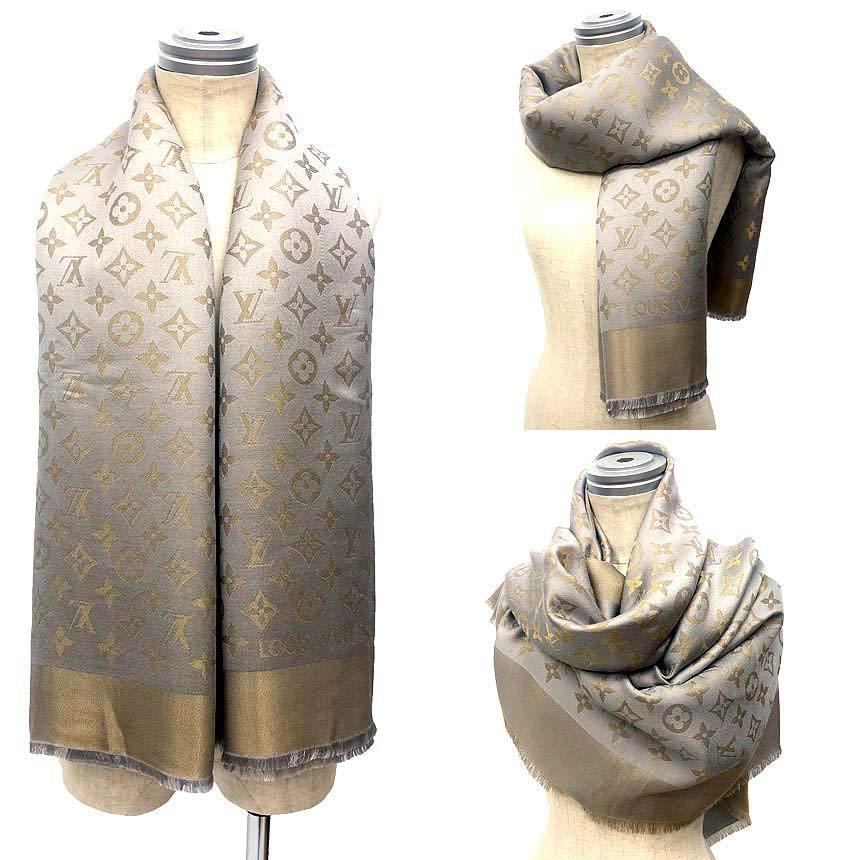 LOUIS VUITTON 送料無料 ルイヴィトン ショール・モノグラム LOUIS VUITTON 送料無料 ルイヴィトン ショール・モノグラム