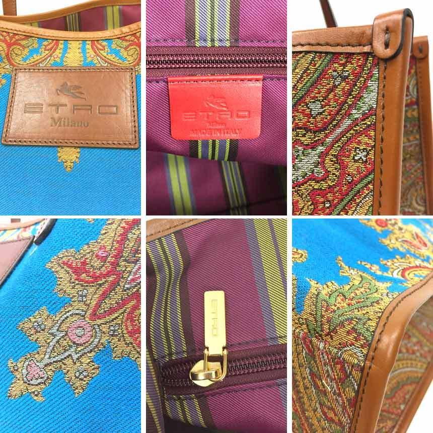 ETRO セール エトロ ペイズリー ジャガード トートバッグ PAISLEY 