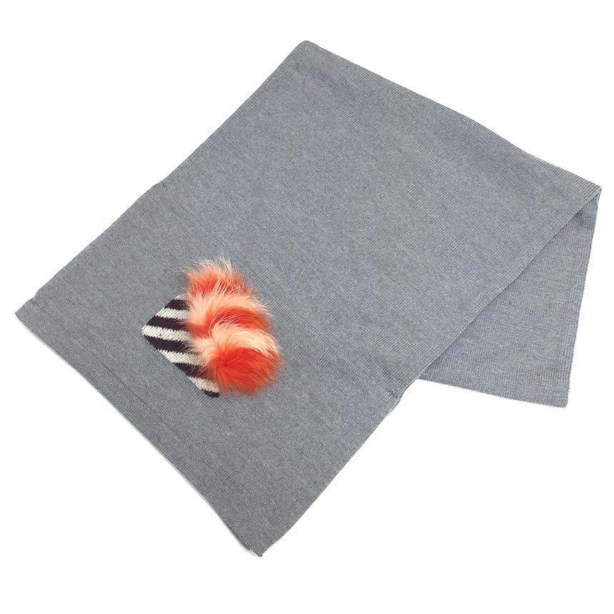 セール 送料無料 FENDI フェンディ モンスター マフラー ストール  