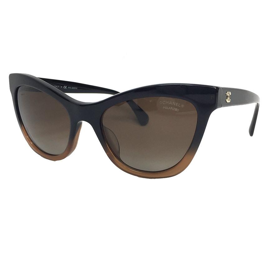 CHANEL 送料無料 シャネル サングラス 5350-A ココマーク ブラウン  