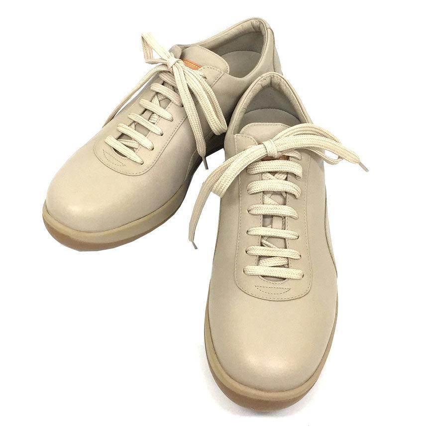 LOUIS VUITTON ルイヴィトン スニーカー メンズ 6.5サイズ　日本サイズ25.5cm レザー ベージュ 靴 美品 aq5949  :aq5949:ブランド&着物館アクアン京や - 通販 - Yahoo!ショッピング