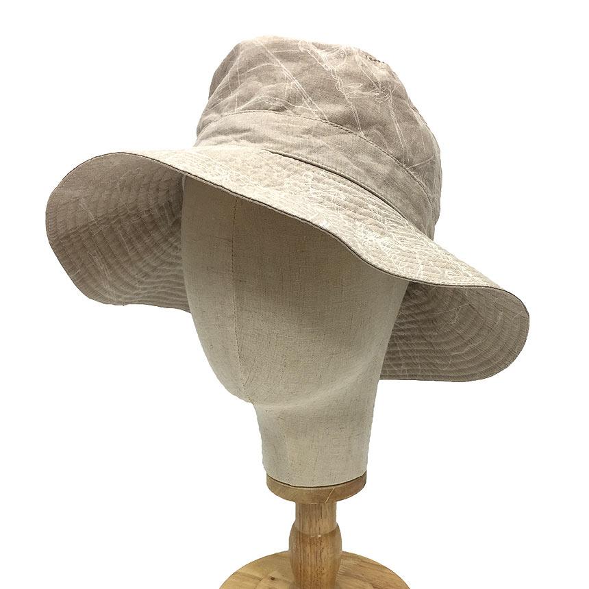 HERMES エルメス 帽子 ハット 57サイズ リネン レディース 服飾小物 aq6015 :aq6015:ブランド&着物館アクアン京や