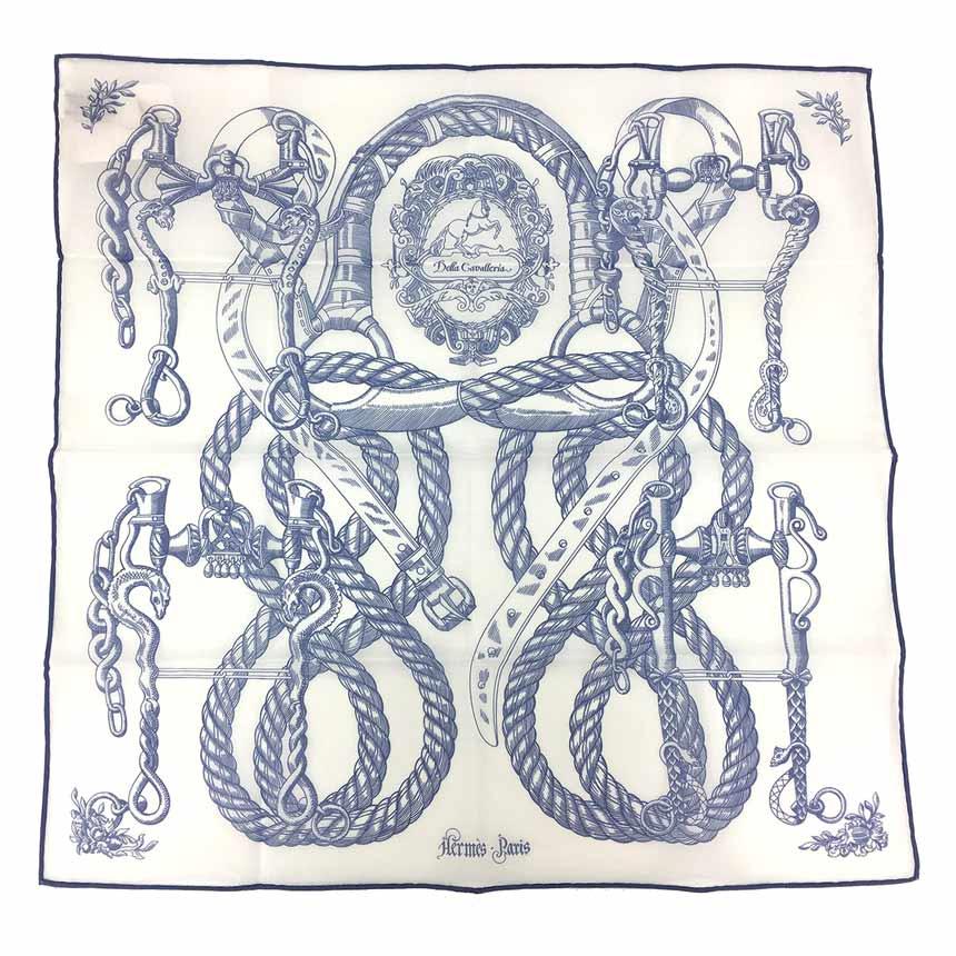 HERMES エルメス スカーフ カレ45 DELLA CAVALLERIA デッラ HERMES エルメス スカーフ カレ45 DELLA CAVALLERIA デッラ