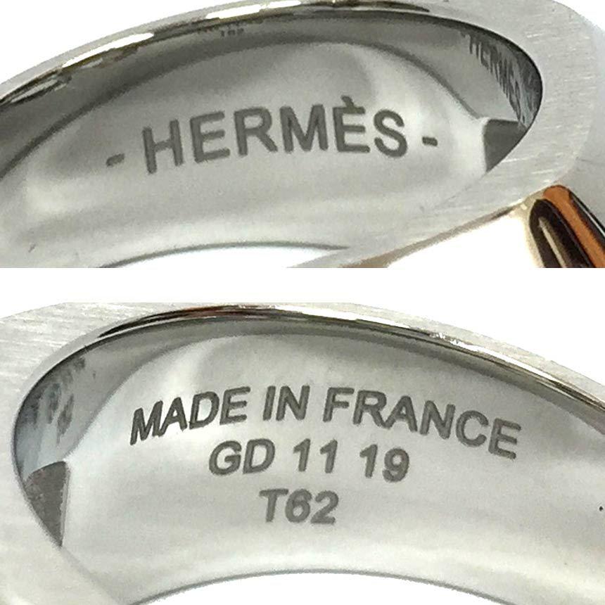 HERMES 送料無料 エルメス Delta デルタ リング 指輪 T62 SS HERMES 送料無料 エルメス Delta デルタ リング 指輪 T62 SS