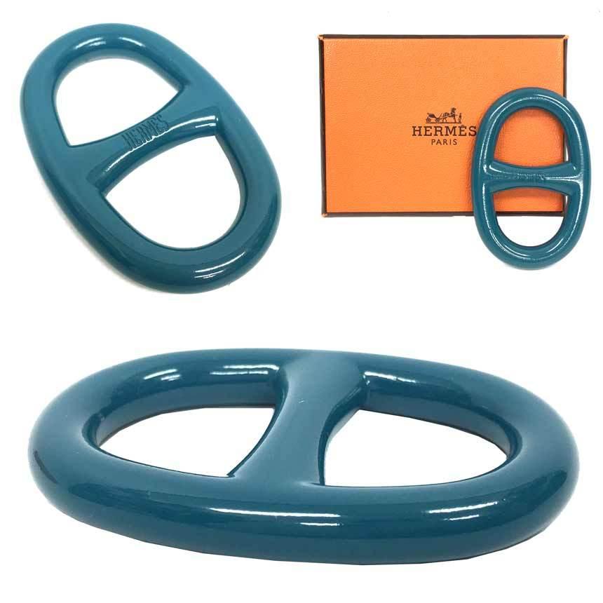 売切り特価 HERMES エルメス シェーヌダンクル スカーフリング