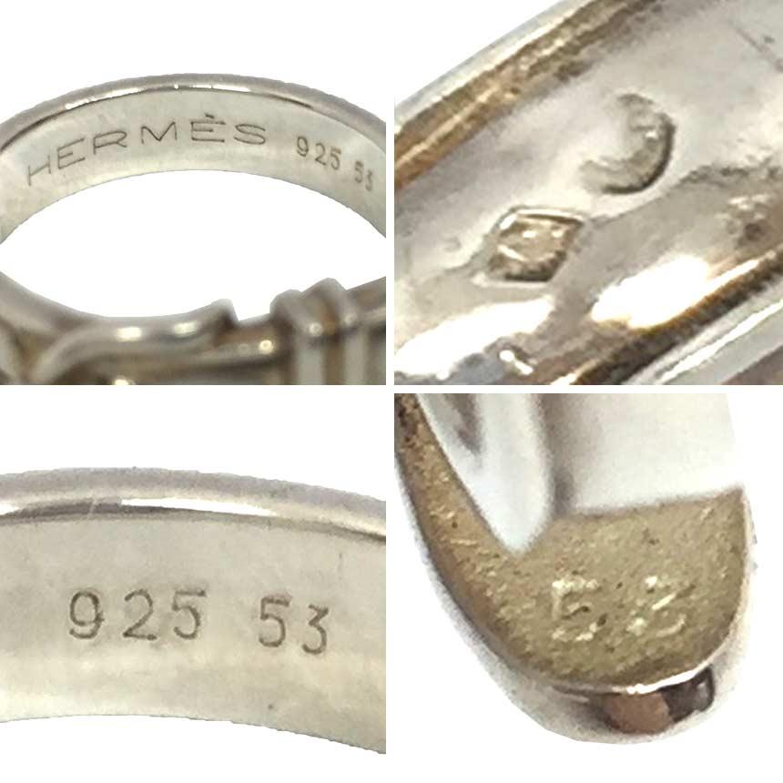 HERMES セール エルメス サンチュール リング ♯53 13号 HERMES セール エルメス サンチュール リング ♯53 13号