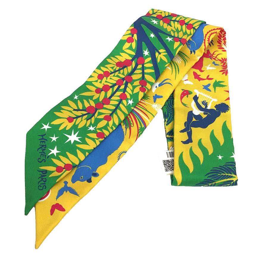 HERMES エルメス ツイリー タイスカーフ Sous le Charme d'Orphee