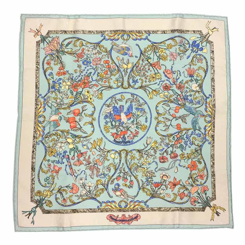 HERMES エルメス スカーフ カレ45 PIERRES D 