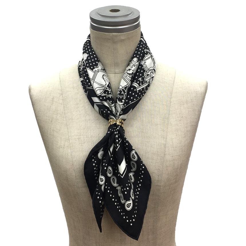 HERMES エルメス スカーフ カレ55 Bandana Carre 55 バンダナ Ex HERMES エルメス スカーフ カレ55 Bandana Carre 55 バンダナ Ex