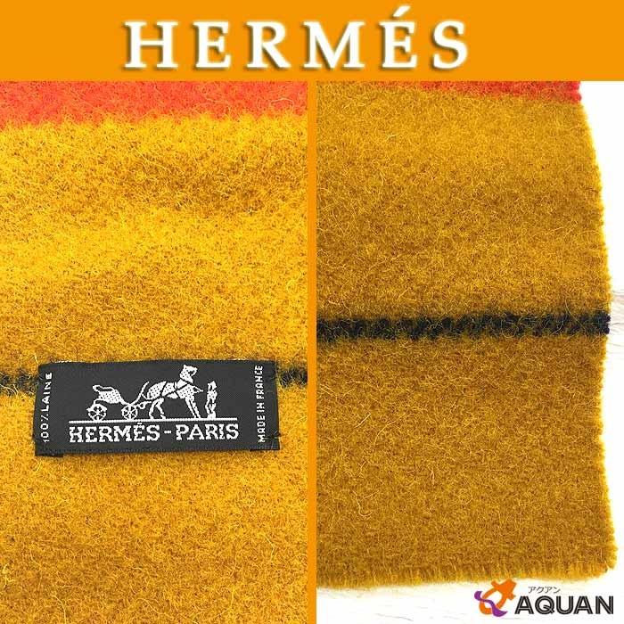 HERMES HERMES エルメス ロカバール マフラー ストール ウール HERMES HERMES エルメス ロカバール マフラー ストール ウール