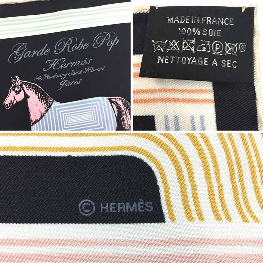 HERMES エルメス スカーフ カレ45 ガヴロッシュ GARDE ROBE POP HERMES エルメス スカーフ カレ45 ガヴロッシュ GARDE ROBE POP