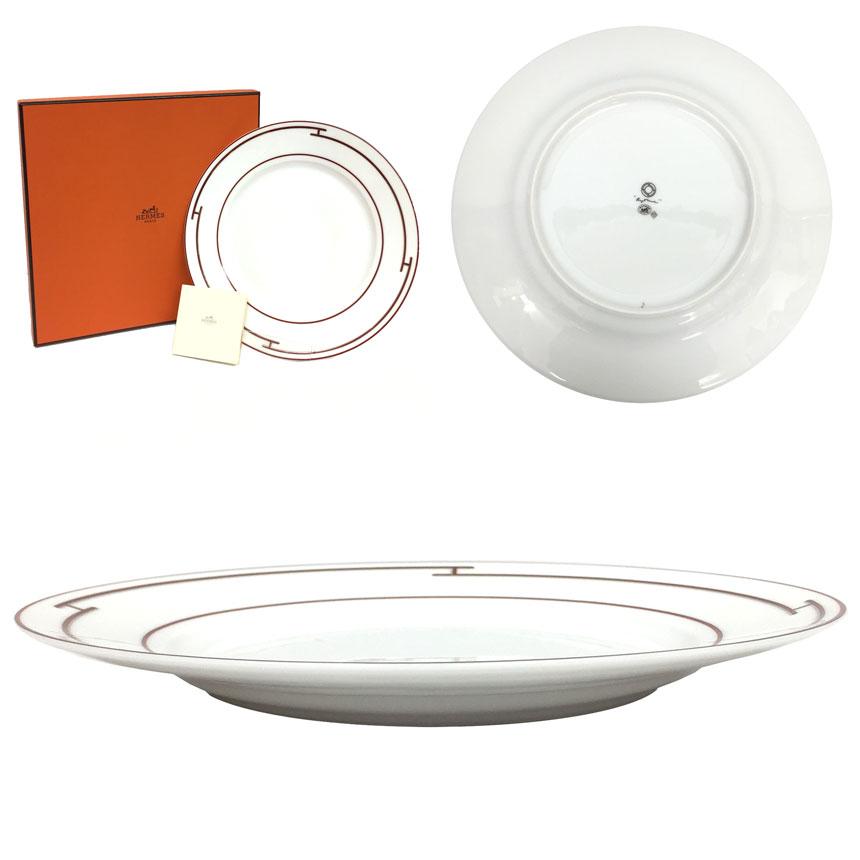 HERMES エルメス RYTHME RED リズムレッド ディナープレート HERMES エルメス RYTHME RED リズムレッド ディナープレート
