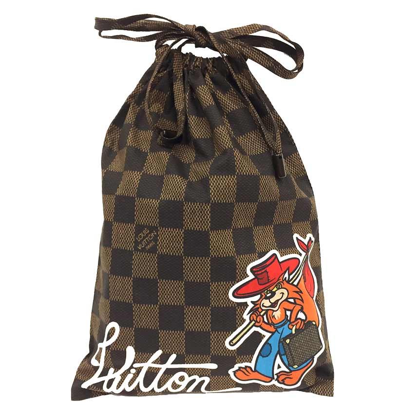 新品・未使用】LOUISVUITTON ルイヴィトン ダミエ巾着ポーチ 【公式通販】