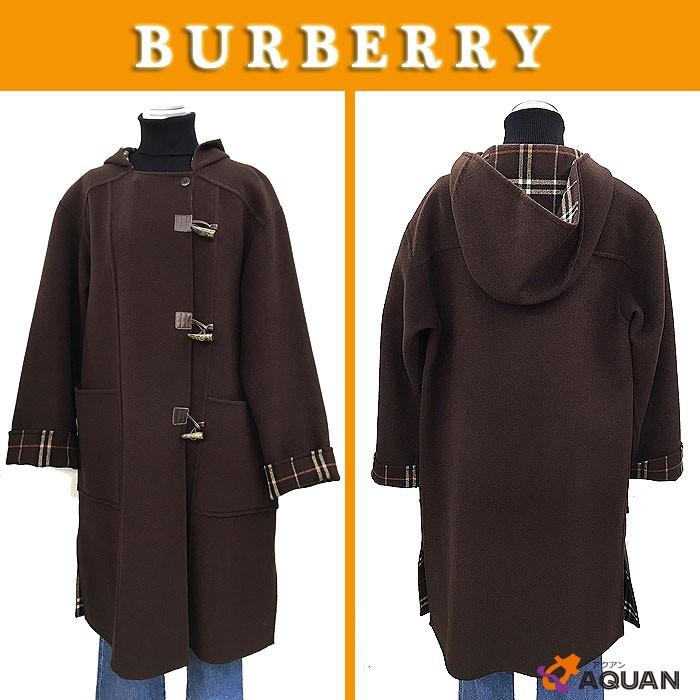 バーバリー ダッフルコート ブラウン
