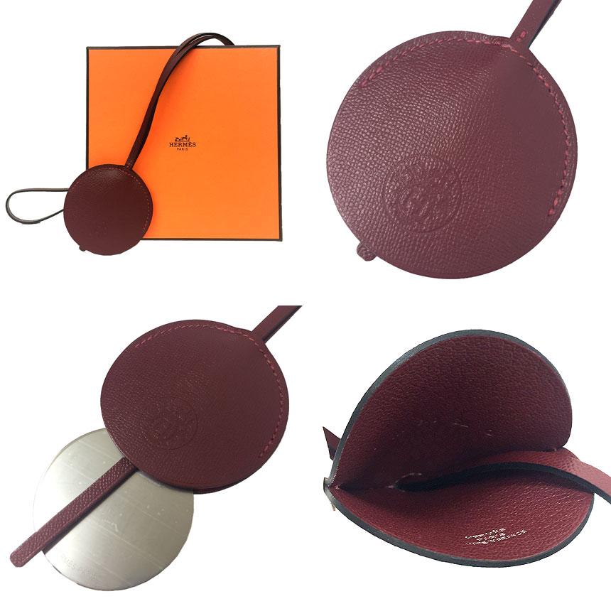 HERMES セール エルメス レザー ネックレス ミラー ミロワール HERMES セール エルメス レザー ネックレス ミラー ミロワール