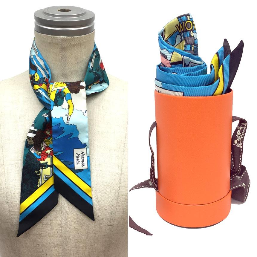 セール HERMES エルメス ツイリー WOW 063463S 2021春夏 アメコミ風 