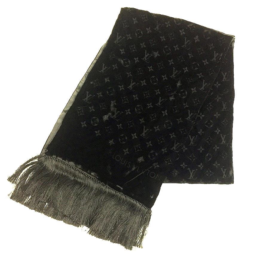 LOUIS VUITTON セール ルイヴィトン モノグラム ベロア ストール LOUIS VUITTON セール ルイヴィトン モノグラム ベロア ストール