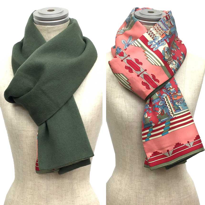 セール HERMES エルメス マフラー ストール リバーシブル ASTRES et  