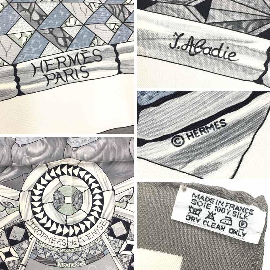 HERMES エルメス スカーフ カレ90 Trophees de Venise ヴェニス HERMES エルメス スカーフ カレ90 Trophees de Venise ヴェニス