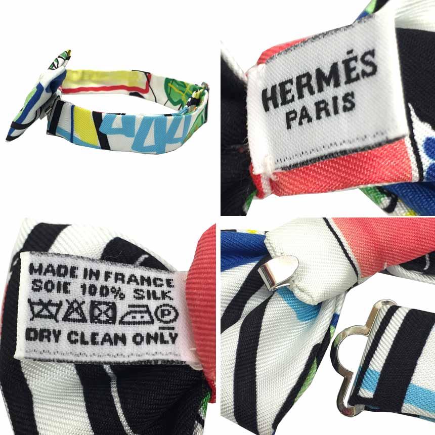 セール 全国送料無料 HERMES エルメス ヌー・パピヨン 蝶ネクタイ 