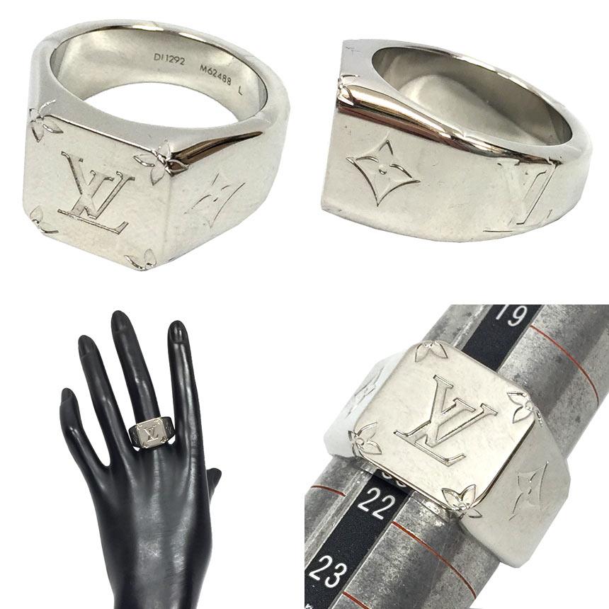 LOUIS VUITTON セール ルイヴィトン シグネットリング M62488 L LOUIS VUITTON セール ルイヴィトン シグネットリング M62488 L