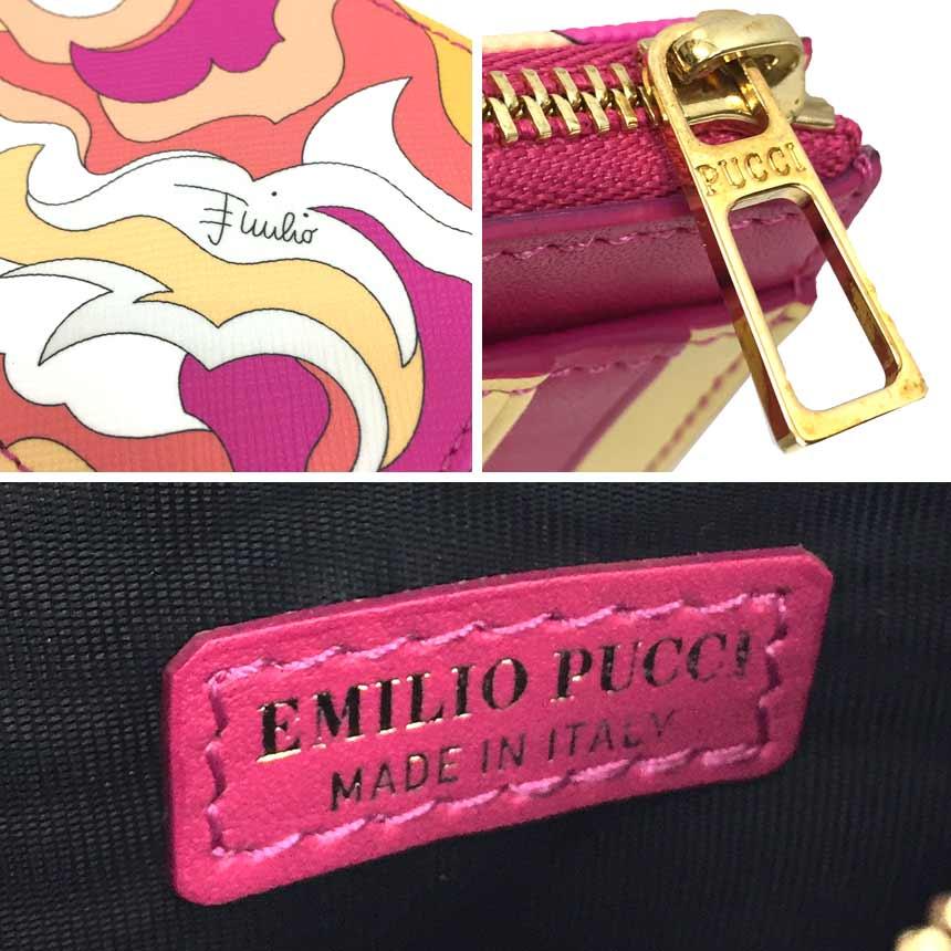 EMILIO PUCCI エミリオプッチ ８RSG15 コインケース兼カードケース フラグメントケース aq7919｜aquankyoya｜03