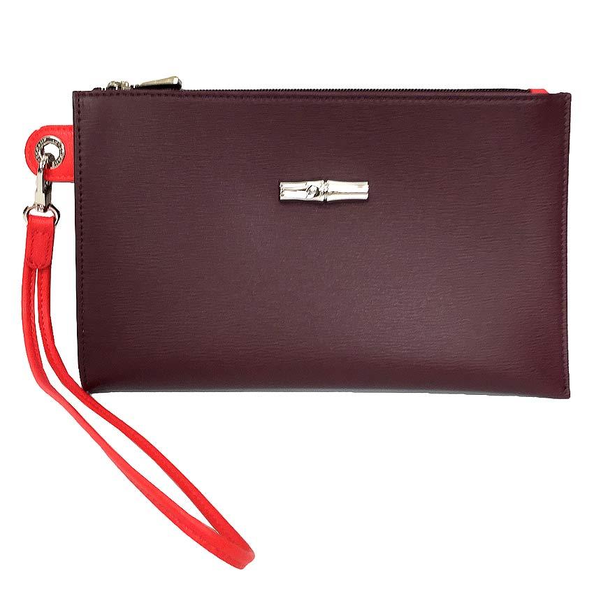 未使用】LONGCHAMP 3D ポーチ クラッチバッグ & ストラップ 【公式通販】