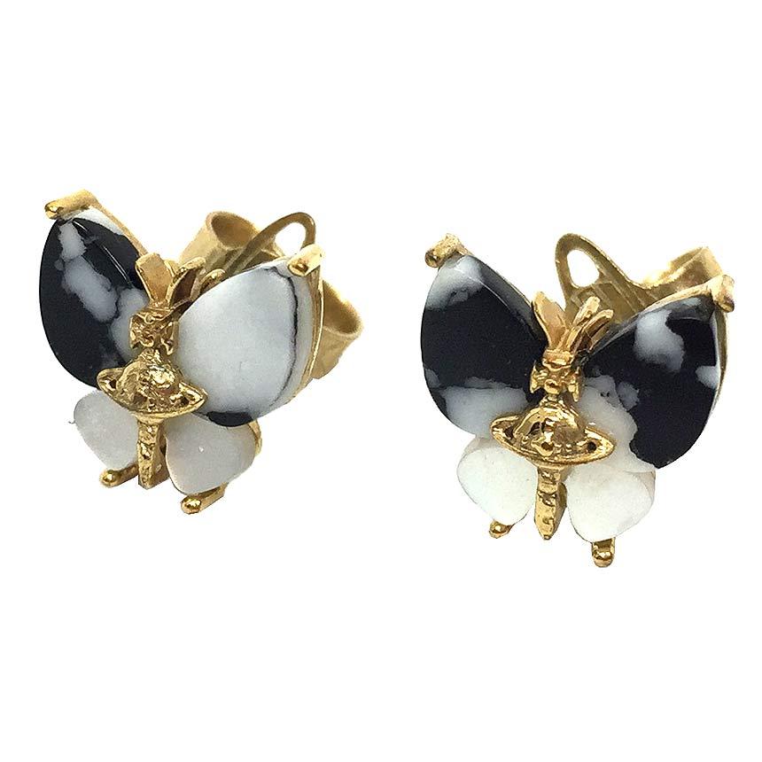 Vivienne Westwood ヴィヴィアンウエストウッド 蝶 バタフライ ピアス 