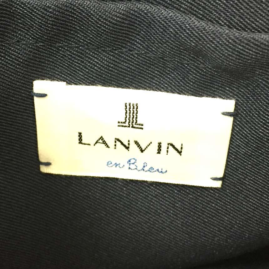 LANVIN en Bleu ランバンオンブルー ストロー リボン クラッチバッグ ハンドバッグ aq9550｜aquankyoya｜03