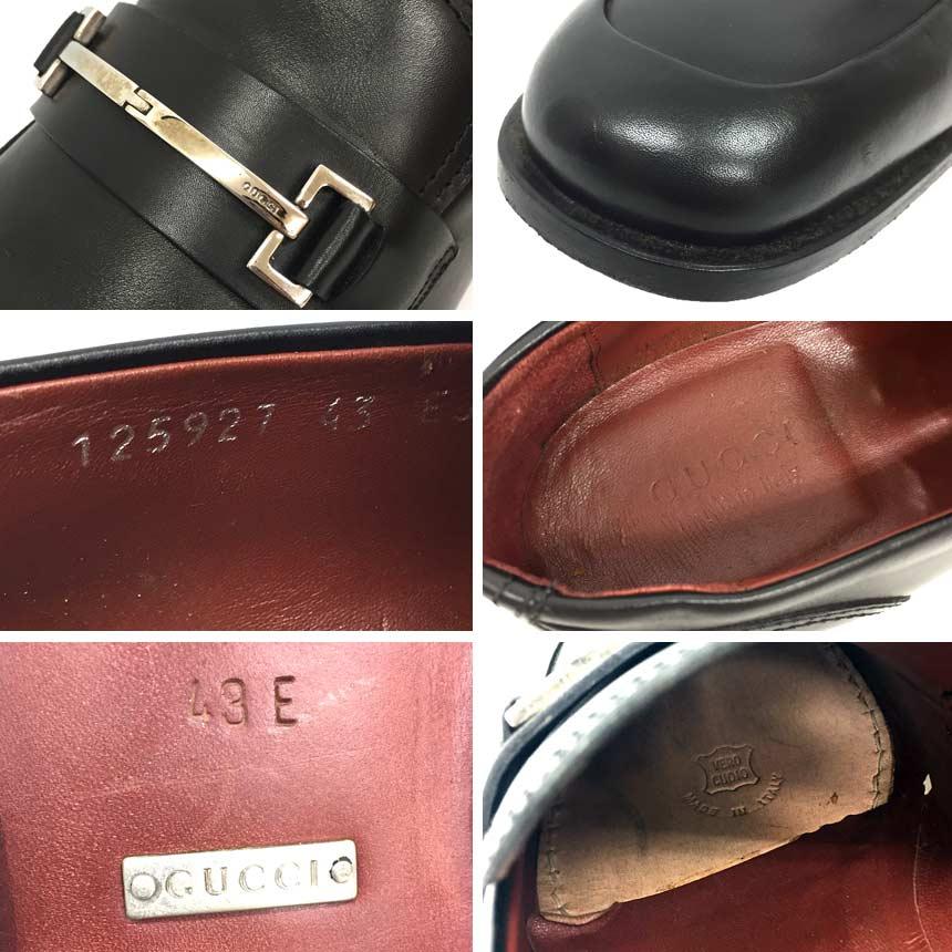 GUCCI グッチ ビットモチーフ ビジネスシューズ ローファー 43サイズ 