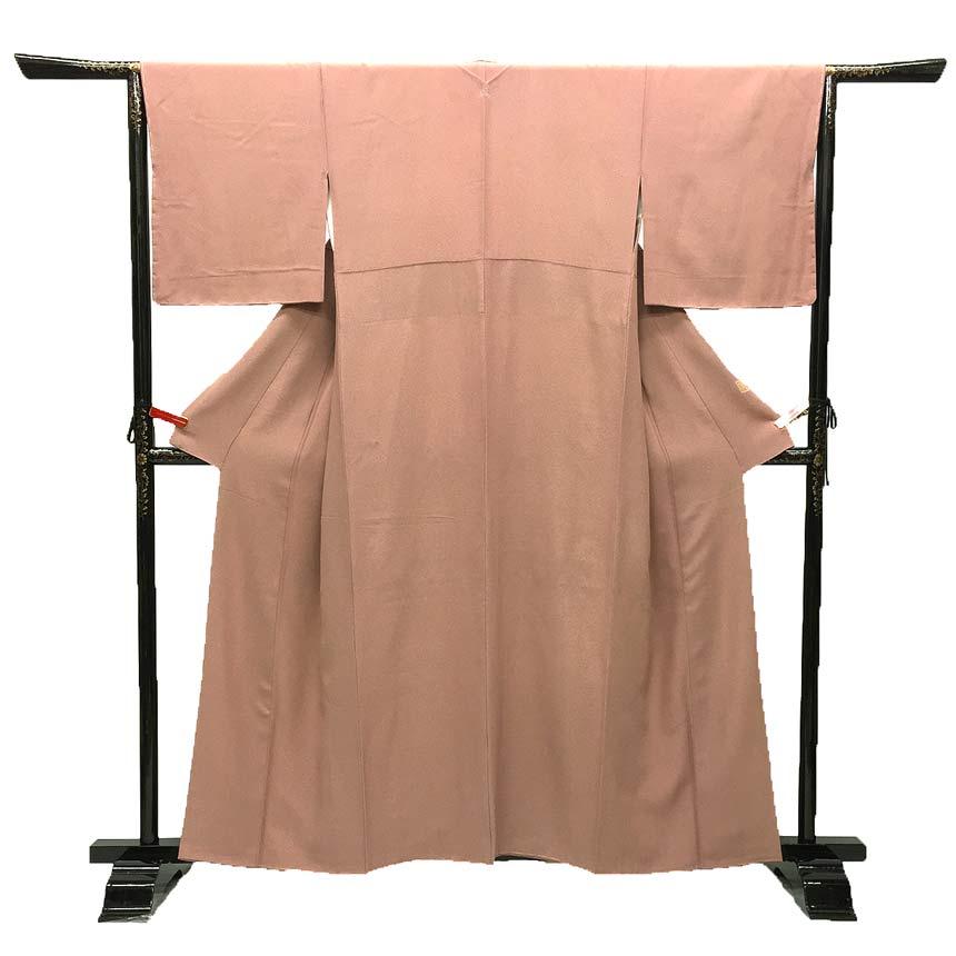 鮫小紋袷草木染作家物未使用品正倉院文様袋帯セット