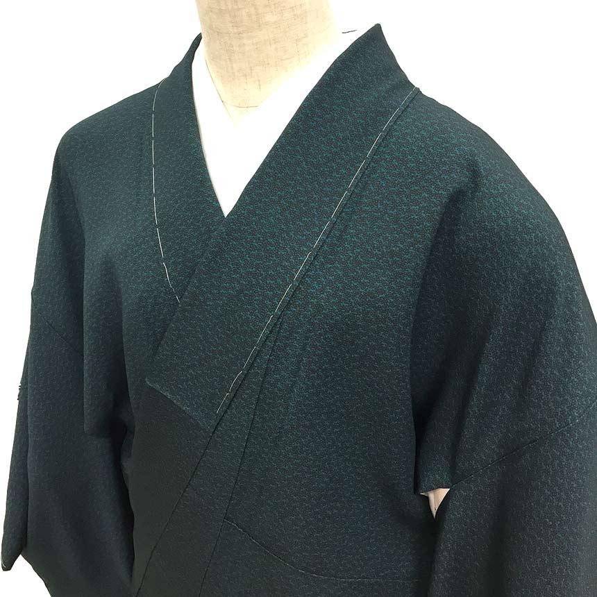 京やC110 正絹 江戸小紋伝統工芸品 人間国宝 中村勇二郎 重要無形文化 
