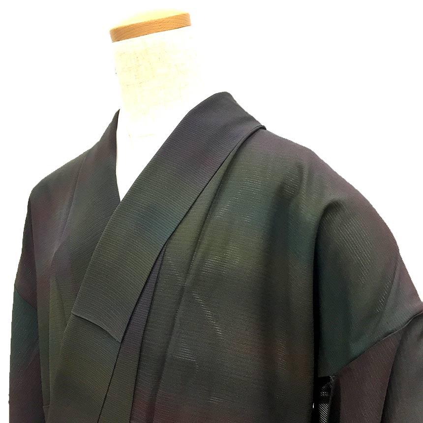 京やI506 正絹 仁仙花布 絽の色無地 日本の絹 京友禅 丹後ちりめん 五