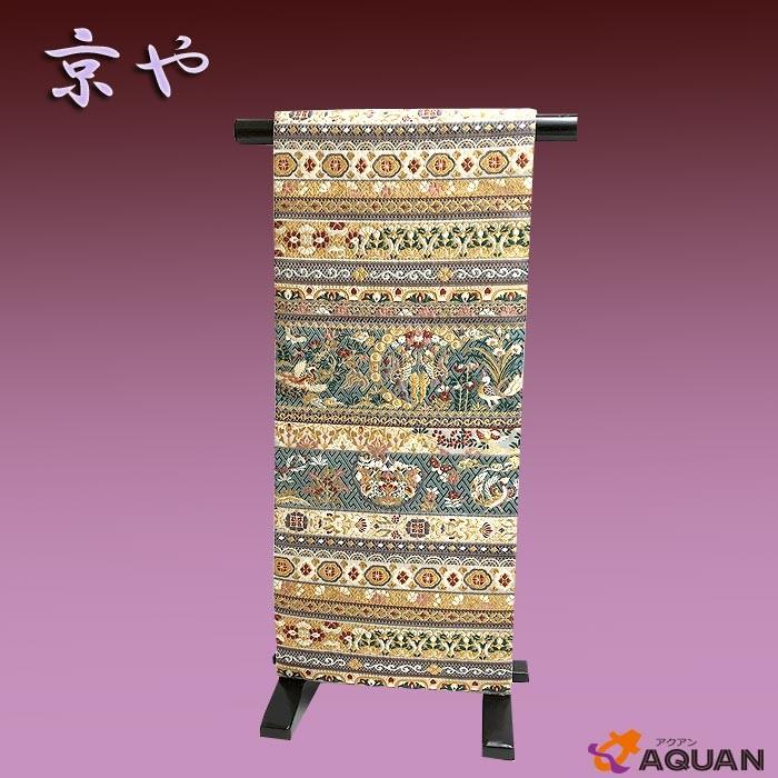 セール 京やJ031 正絹 袋帯 更紗帯 リヨン更紗 洒落袋帯 仕立て上がり  