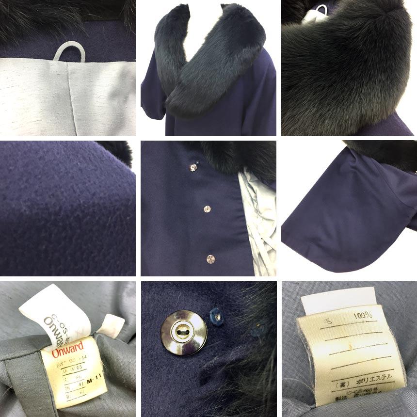 京やM376 秋冬用着物コート 道行コート 和装コート セミロング丈