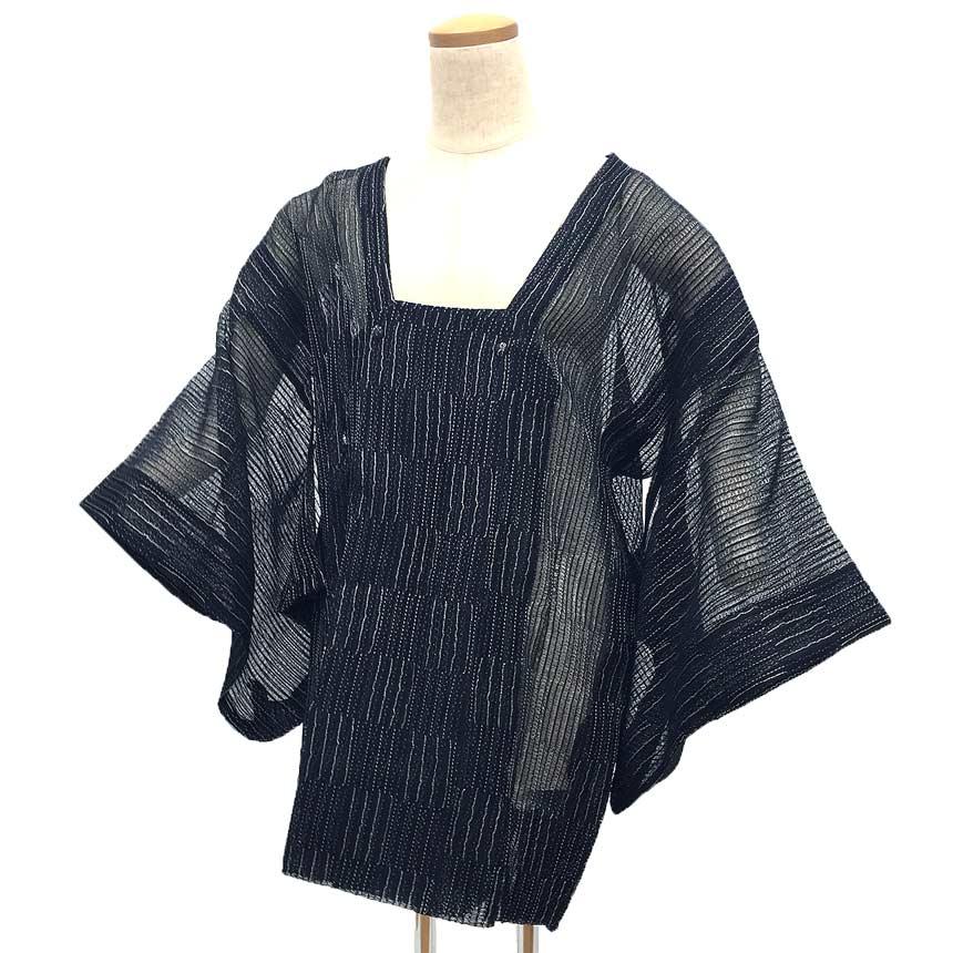 京やM423 正絹 夏 単衣 羅 羅のコート 和装コート 道行コート