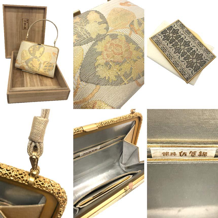 京やO257 最高級品質 伝統工芸品 佐賀錦和装バッグ 本佐賀錦 佐賀錦