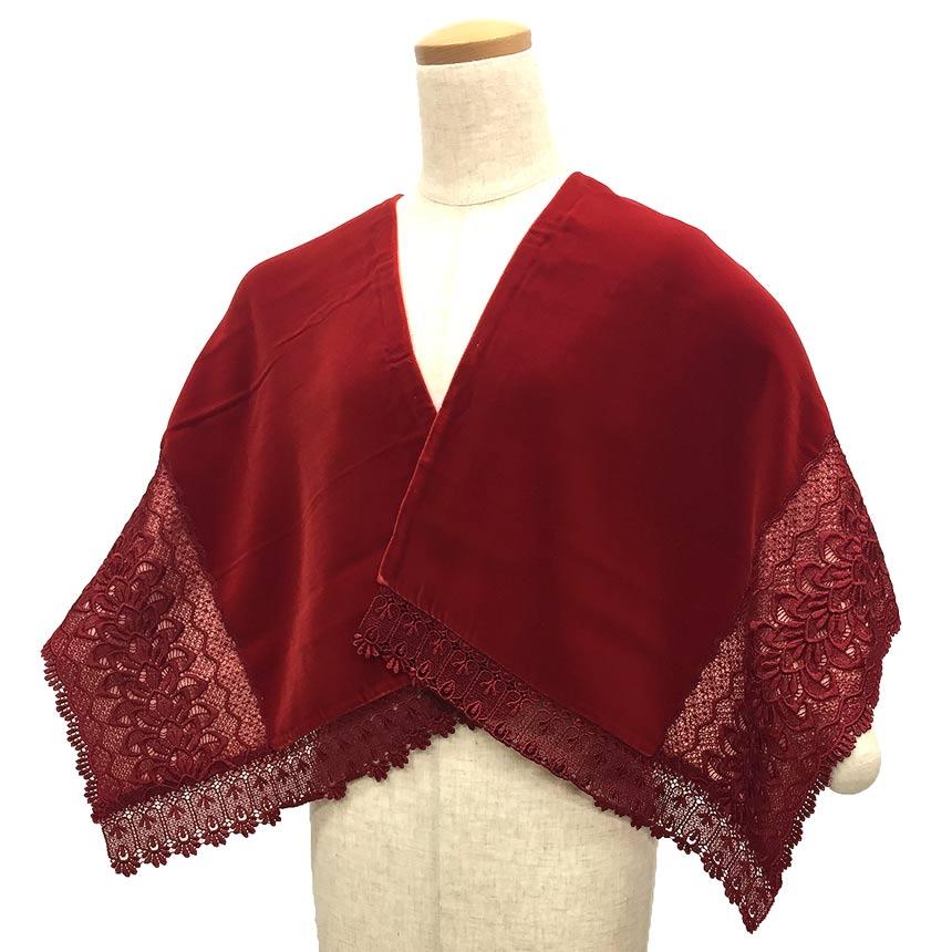 京やR099 ベルベット ショール ストール 和洋兼用 和装ショール 着物用  