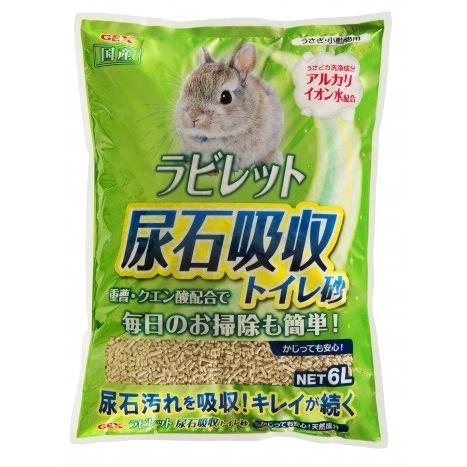 Gex ラビレット 尿石吸収トイレ砂 6l ウサギ うさぎ 尿石汚れ 分解消臭 アクアペットサービス ヤフー店 通販 Yahoo ショッピング
