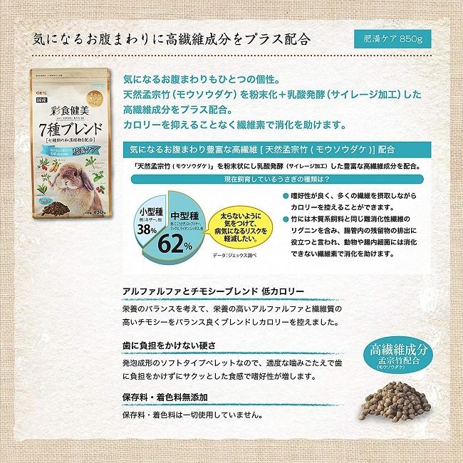 GEX（ジェックス） 彩食健美 7種ブレンド肥満ケア 800g ラビットフード