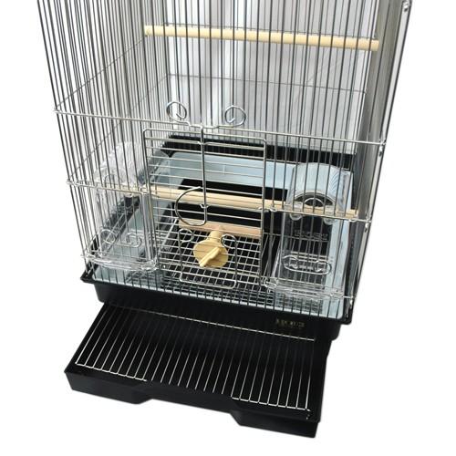 HOEI 35 手のり ブラック 鳥かご ケージ 小鳥 鳥かご 中古品 HOEI 鳥かご ケージ HOEI 35手のり ステンレス 底カラー ブラック 送料