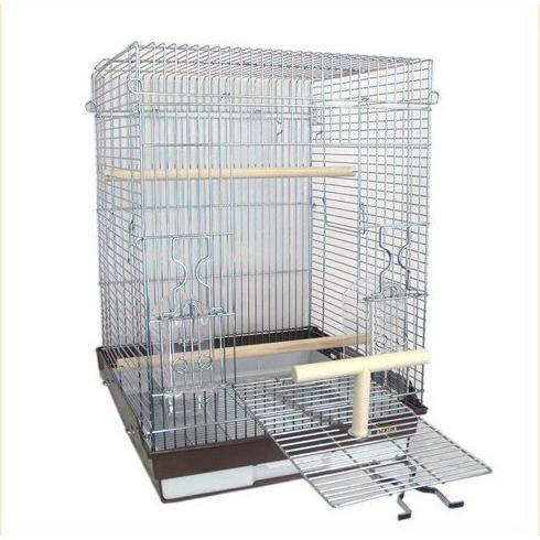 HOEI 鳥かご ケージ HOEI 465パラキート 底カラー ブラウン (組立