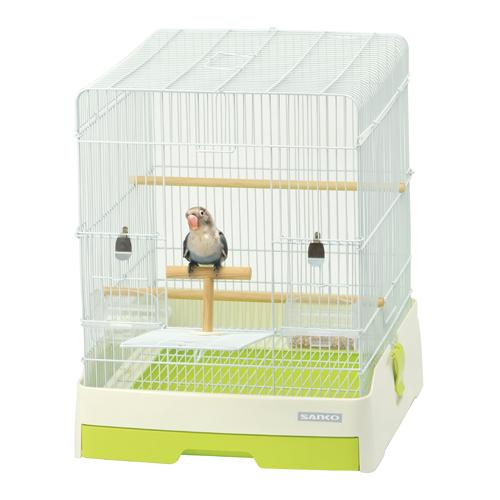 鳥かご ケージ 三晃商会 イージーホームバード 37-GR 手乗り (W380xD430xH470mm)