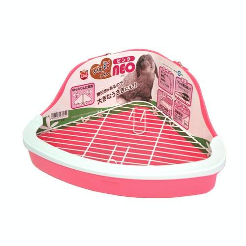 マルカン 上手にできるうさぎのトイレNEO ピンク MR-259 : アクア