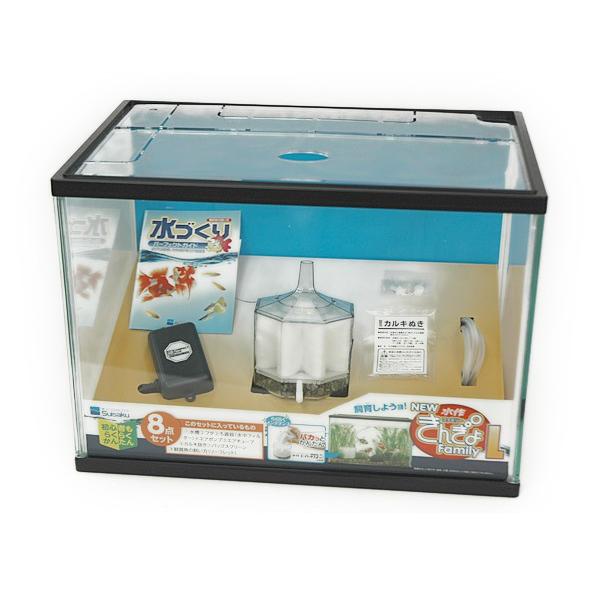 水作 きんぎょファミリーｌ 40cmガラス水槽金魚 めだかセット L Fp 7f アクアペットサービス ヤフー店 通販 Yahoo ショッピング